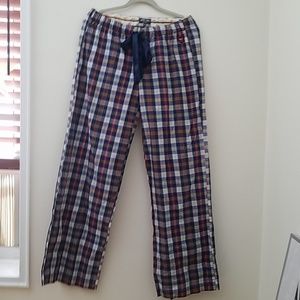 Plaid cotton PJ Pants